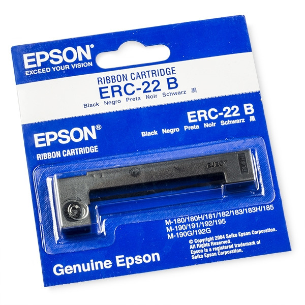 Epson ERC22B high capacity black ink ribbon (original Epson) 080206 - 1