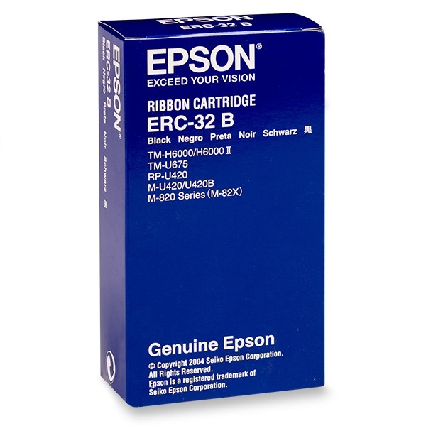 Epson ERC32B black ink ribbon (original Epson) C43S015371 080150 - 1