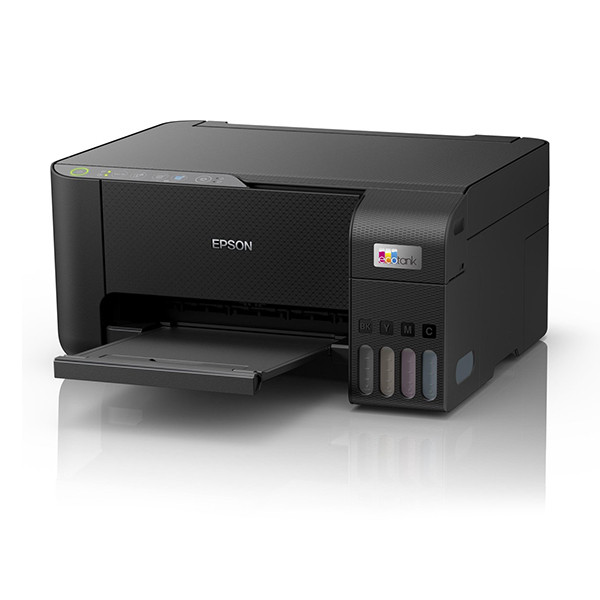 Epson EcoTank ET-2721 Printer with Tanks, Multifunctional 3-in-1:  Printer/Scanner/Copier, A4, Color Inkjet, Wifi Direct, Ink Kit Included,  Screen, Low Cost Per Page, Compact : : Electronics