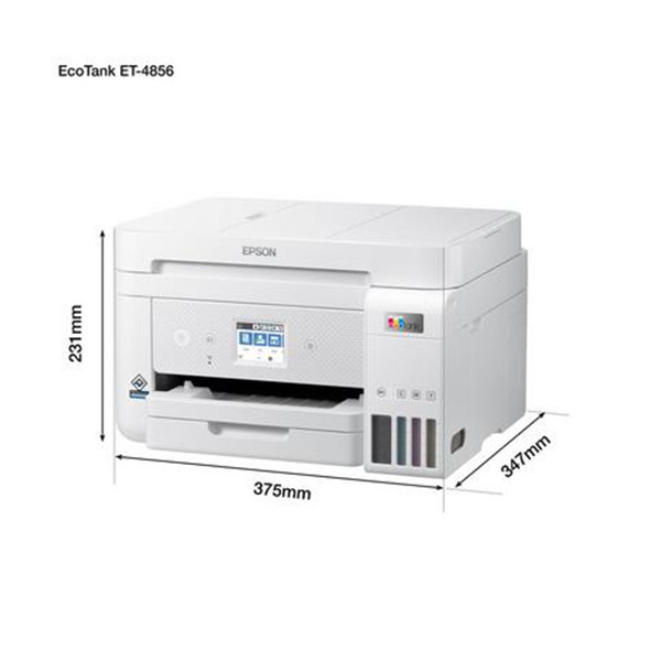 Epson EcoTank ET-4856 all-in-one A4 inkjet printer with WiFi (4 in 1) C11CJ60407 831841 - 9