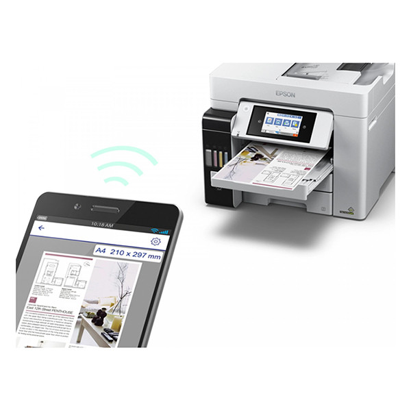 Epson EcoTank ET-5880 all-in-one A4 inkjet printer with WiFi (4 in 1) C11CJ28401 831743 - 3