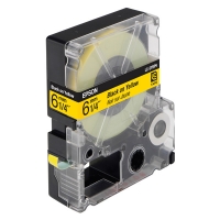 Epson LC-2YBP9 black on pastel-yellow tape, 6mm (original) C53S623401 083002