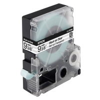 Epson LC-3TBN9 black on transparent tape, 9mm (original Epson) 083014