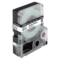 Epson LC-3WBW9 extra-adhesive black on white tape, 9mm (original) C53S624406 083020