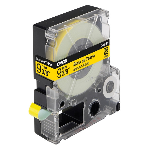 Epson LC-3YBP9 black on pastel-yellow tape, 9mm (original) C53S624401 083010 - 1