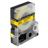 Epson LC-3YBW9 extra-adhesive black on yellow tape, 9mm (original) C53S624404 083016