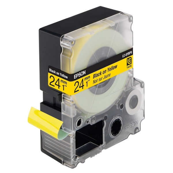 Epson LC-6YBP9 black on pastel-yellow tape, 24mm (original) C53S627401 083084 - 1