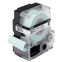 Epson LC-7TBN9 black on transparent tape, 36mm (original Epson) 083100