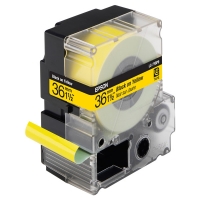 Epson LC-7YBP9 black on pastel-yellow tape, 36mm (original) C53S628402 083096