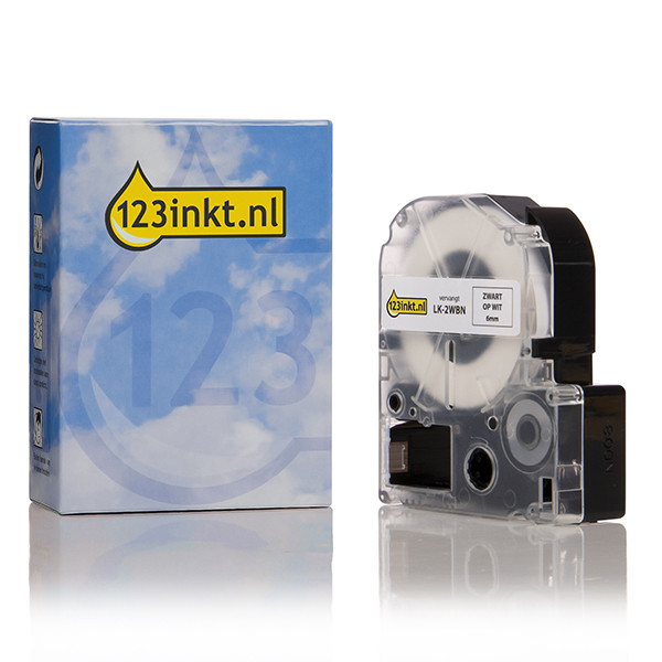 Epson LK-2WBN black on white tape, 6mm (123ink version) C53S652003C 083163 - 1