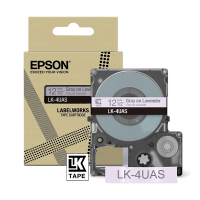 Epson LK-4UAS grey on lavender tape, 12mm (original Epson) C53S672107 084470