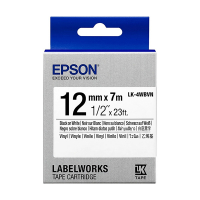 Epson LK-4WBVN black on white tape 12mm (original Epson ) C53S654041 084346