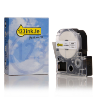 Epson LK-4WBW extra adhesive black on white tape, 12mm (123ink version) C53S654016C 083193