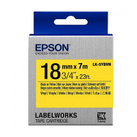 Epson LK-5YBVN black on yellow tape, 18mm (original Epson) C53S655028 084352
