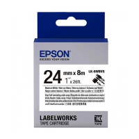 Epson LK-6WBVS black on white cable tape, 24mm (original Epson) C53S656022 084362