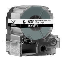 Epson LK-9WBVN black on white tape, 50mm (original Epson) C53S659004 084310