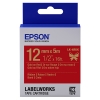 Epson LK 4RKK gold on red satin ribbon tape, 12mm (original) 083226 - 1