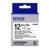 Epson LK 4WBW adhesive black on white tape, 12mm (original)