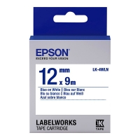 Epson LK 4WLN standard blue on white tape, 12mm (original) C53S654022 083200