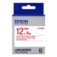 Epson LK 4WRN standard red on white tape, 12mm (original) C53S654011 083196