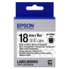 Epson LK 5TBW adhesive black on transparent tape, 18mm (original Epson) 083244 - 1