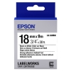 Epson LK 5WBW adhesive black on white tape, 18mm (original)