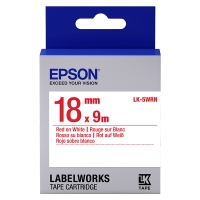 Epson LK 5WRN standard red on white tape, 18mm (original) C53S655007 083240