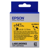 Epson LK 6YBA14 black on yellow heat shrink tape, 14mm (original) C53S656905 083298
