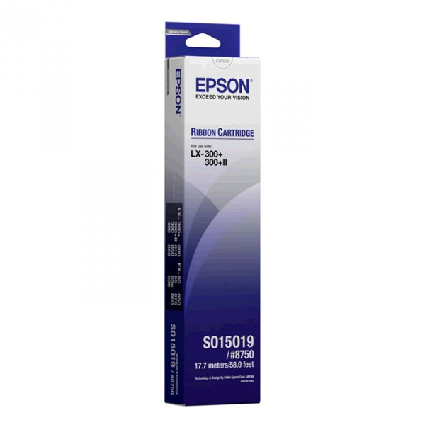 Epson S015019 (#8750) black ribbon (original Epson) C13S015019 080000 - 1