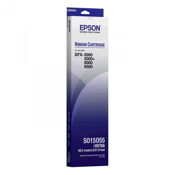 Epson S015055 (#8766) black ribbon (original) C13S015055 080040 - 1