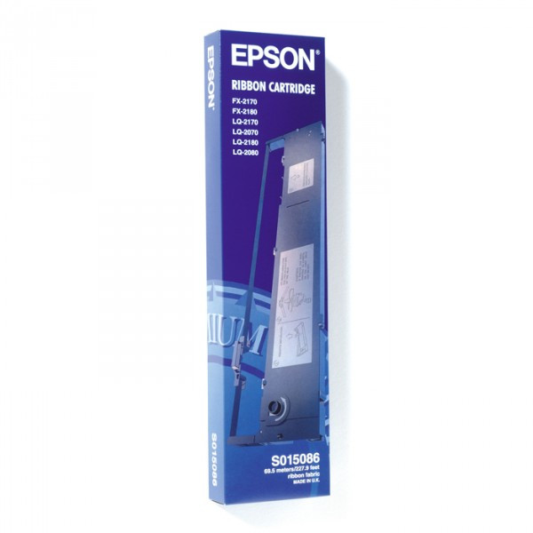Epson S015086 black ribbon (original Epson) C13S015086 080060 - 1
