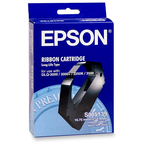Epson S015139 black ink ribbon (original Epson) C13S015139 080186 - 1