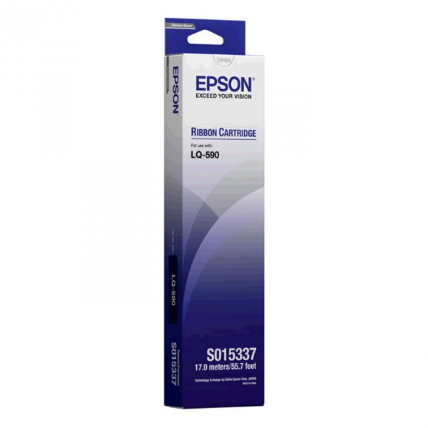 Epson S015337 black ribbon (original Epson) C13S015337 080110 - 1