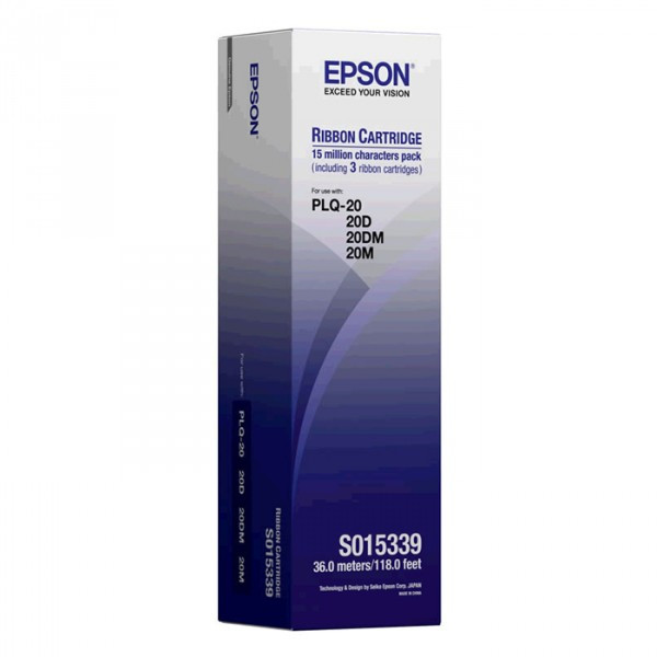 Epson S015339 black ribbon 3-pack (original) C13S015339 080130 - 1