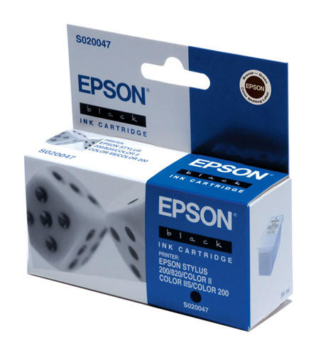 Epson S020047 black ink cartridge (original Epson) C13S02004740 020090 - 1