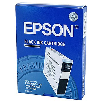 Epson S020118 black ink cartridge (original Epson) C13S020118 020282 - 1