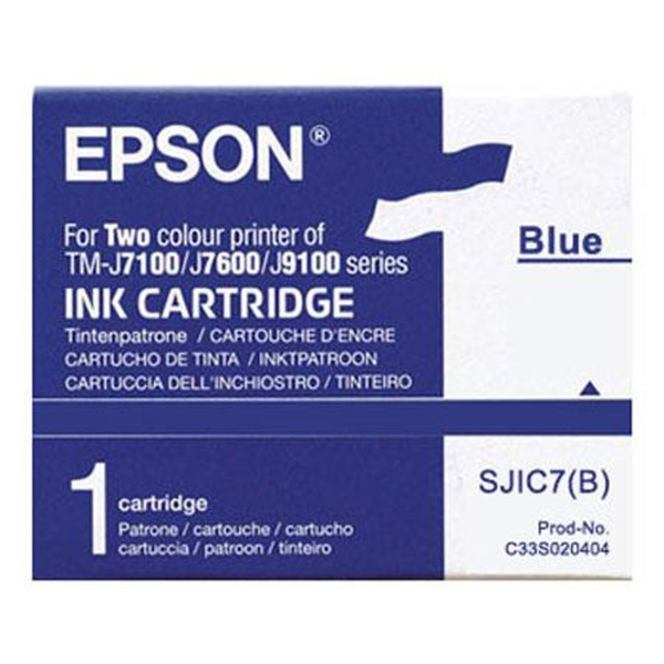Epson S020404 (SJIC7B) blue ink cartridge (original) C33S020404 080212 - 1