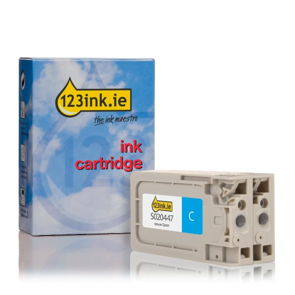 Epson S020447 cyan ink cartridge PJIC1(C) (123ink version) C13S020447C 026375 - 1