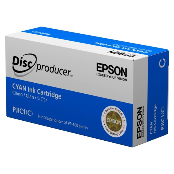 Epson S020447 cyan ink cartridge PJIC1 (C) (original Epson) C13S020447 026374 - 1