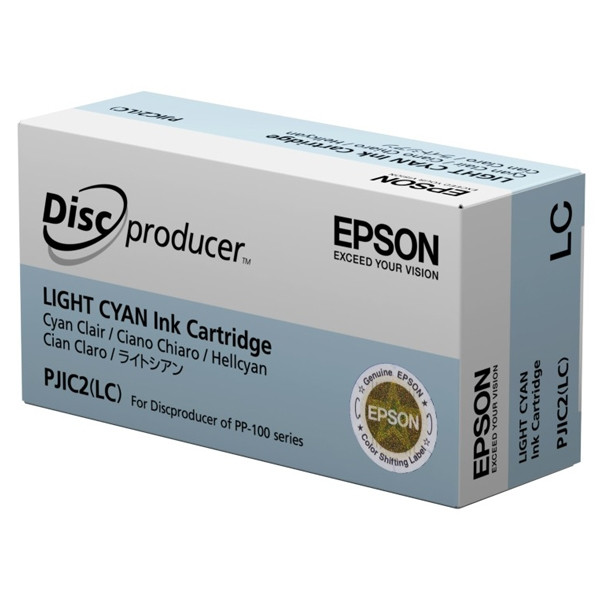 Epson S020448 light cyan ink cartridge PJIC2(LC) (original Epson) C13S020448 026380 - 1