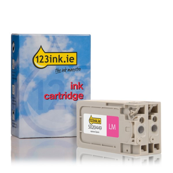 Epson S020449 light magenta ink cartridge  PJIC3(LM) (123ink version) C13S020449C 026383 - 1