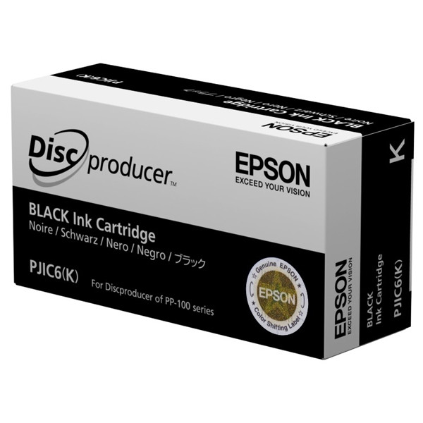 Epson S020452 black ink cartridge PJIC6(K) (original Epson) C13S020452 026372 - 1