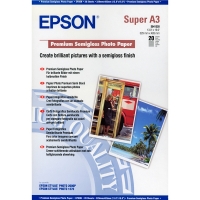 Epson S041328 251gsm A3+ Premium Semi-Gloss Photo Paper (20 sheets) C13S041328 064613
