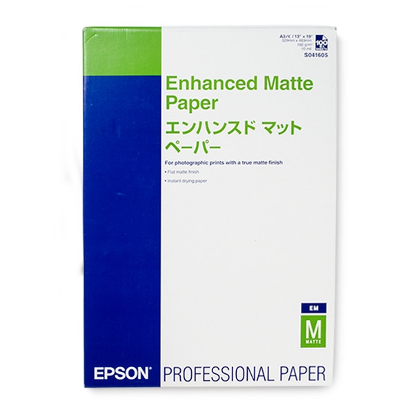 Epson S041719 Enhanced Matte Photo Paper, A3+ (100 sheets) C13S041719 150332 - 1