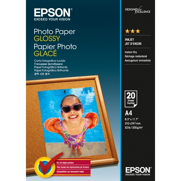 Epson S042538 glossy photo paper A4 200g (20 sheets) C13S042538 153026 - 1