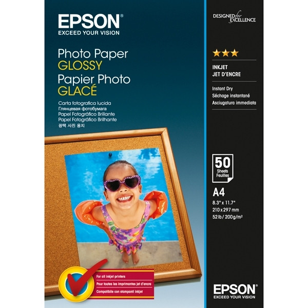 Epson S042539 glossy photo paper A4 200g (50 sheets) C13S042539 153028 - 1