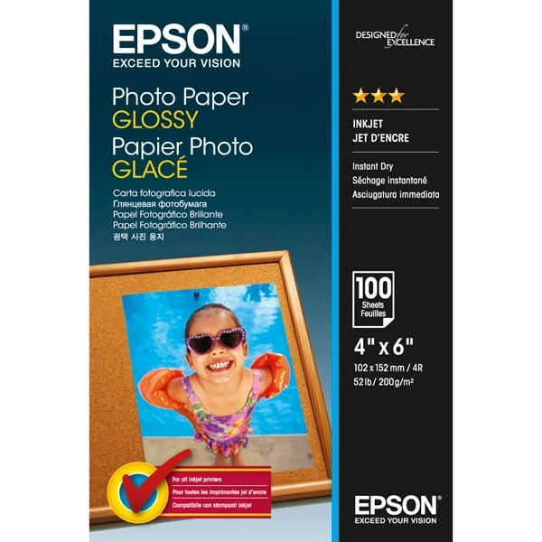 Epson S042548 glossy photo paper 200g 10x15 (100 sheets) C13S042548 153004 - 1