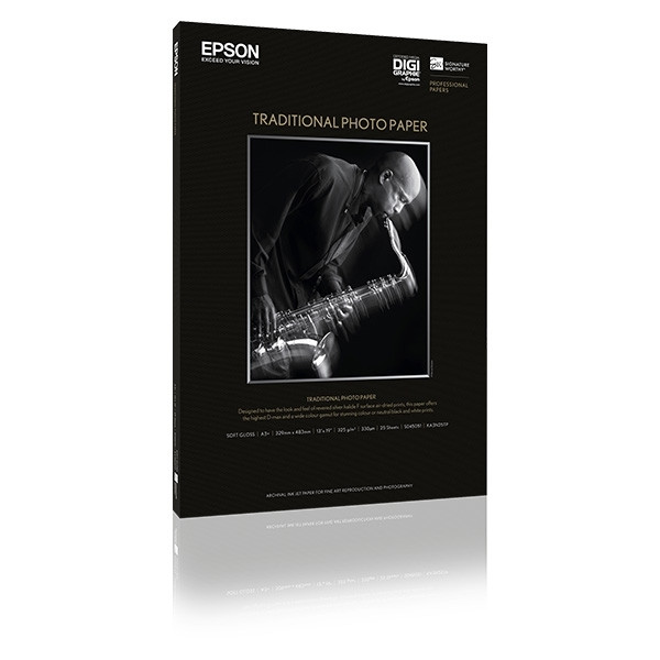 Epson S045052 Traditional A2 photo paper 330 grams (25 sheets) C13S045052 153047 - 1