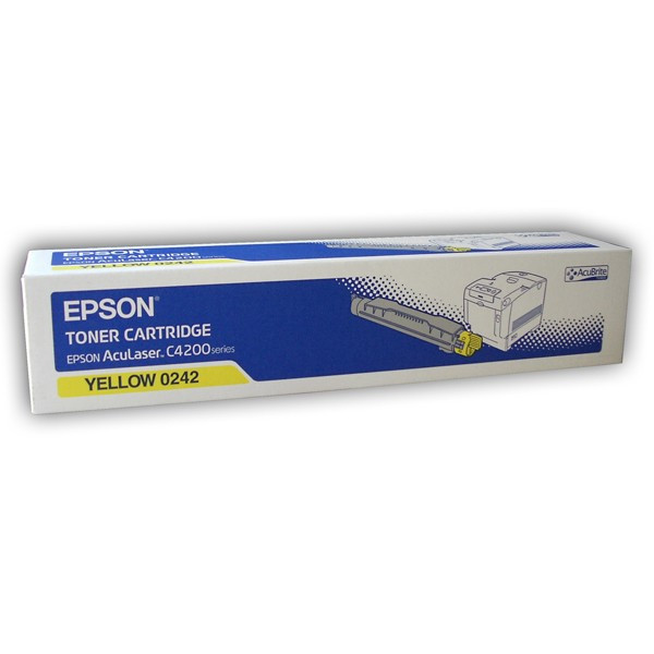 Epson S050242 yellow toner (original Epson) C13S050242 028040 - 1