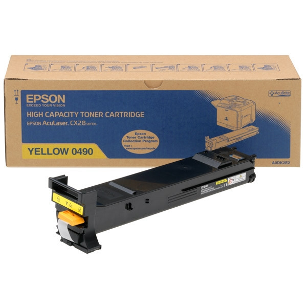 Epson S050490 yellow toner (original Epson) C13S050490 028216 - 1